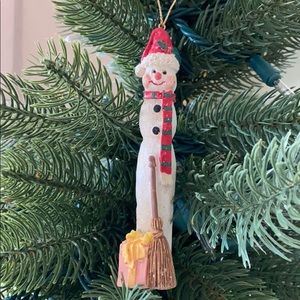 Vintage Snowman ☃️ Ornament